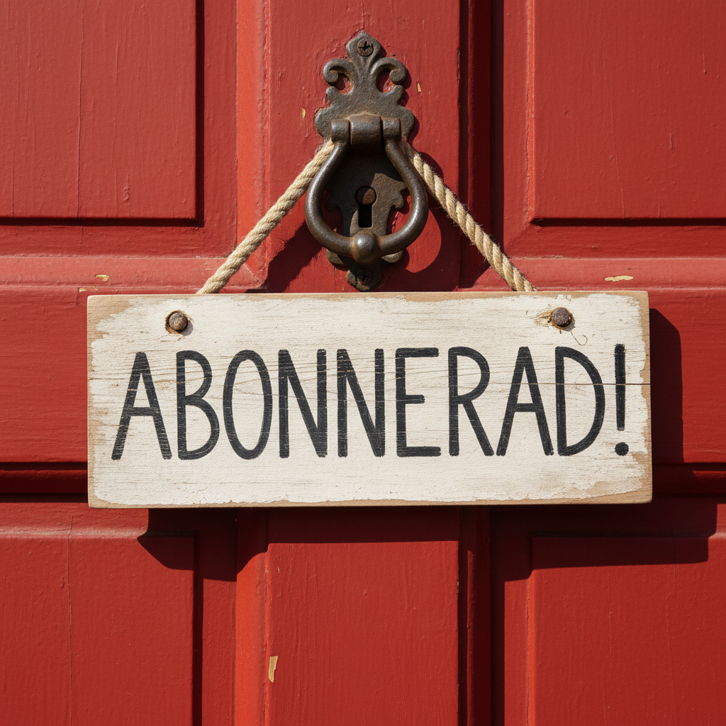 Bygdegården är abonnerad